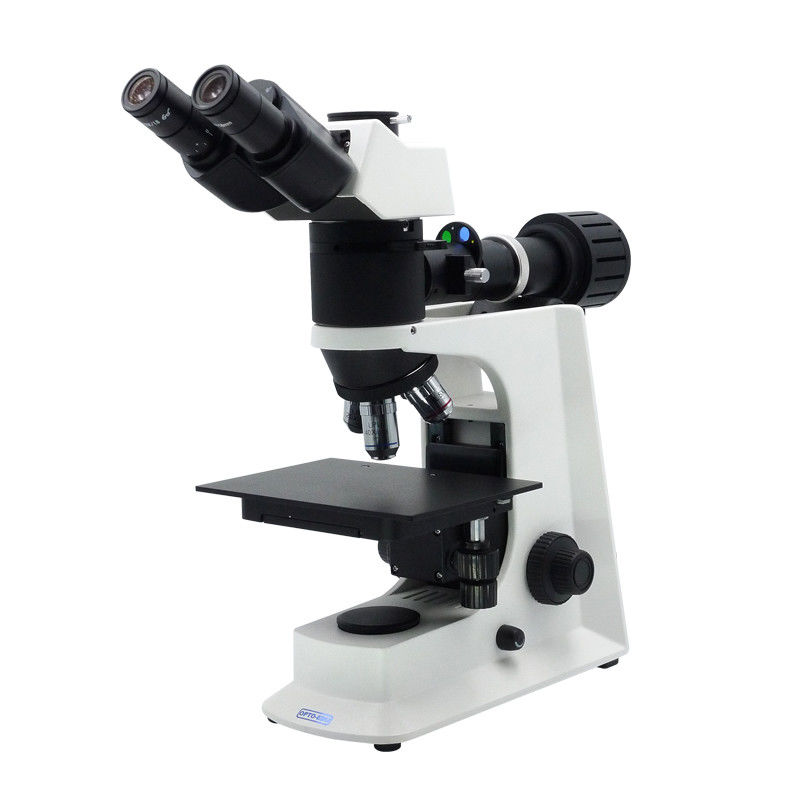 50X - 500X Binocular Metallurgical Microscope 500X Halogen OPTO-EDU A13.2605-A
