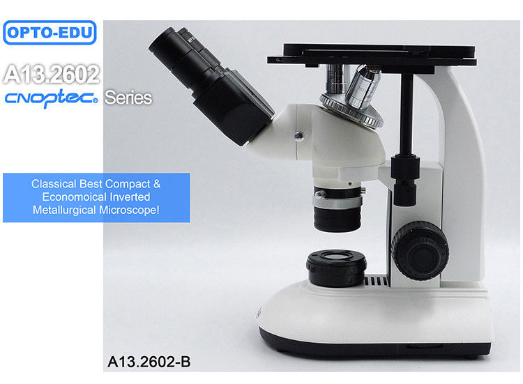Inverted Metallurgical Optical Microscope WF10x/18mm Eyepiece Quadruple Nosepiece