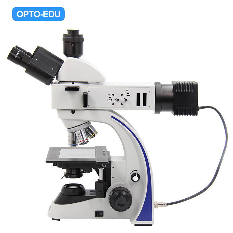 OPTO EDU A13.3601 Binocular Metallurgical Microscope Transmit And Reflect Light