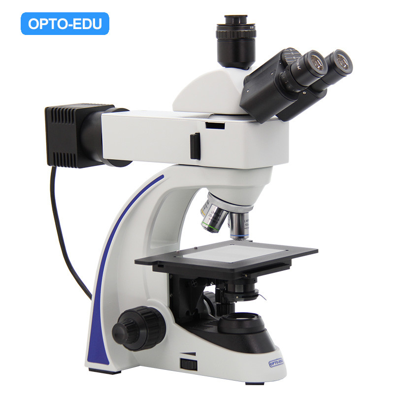 OPTO EDU A13.3601 Binocular Metallurgical Microscope Transmit And Reflect Light