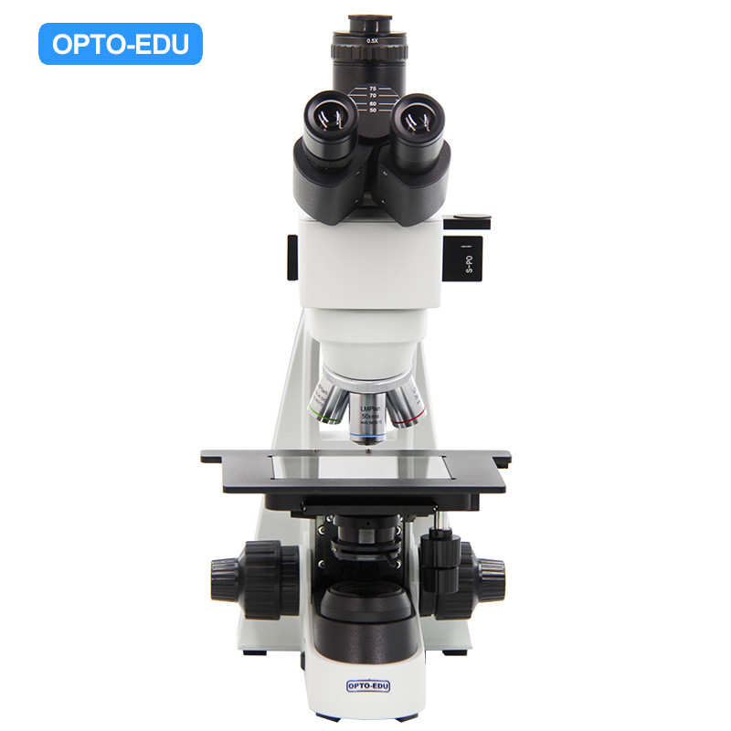 OPTO EDU A13.3601 Binocular Metallurgical Microscope Transmit And Reflect Light