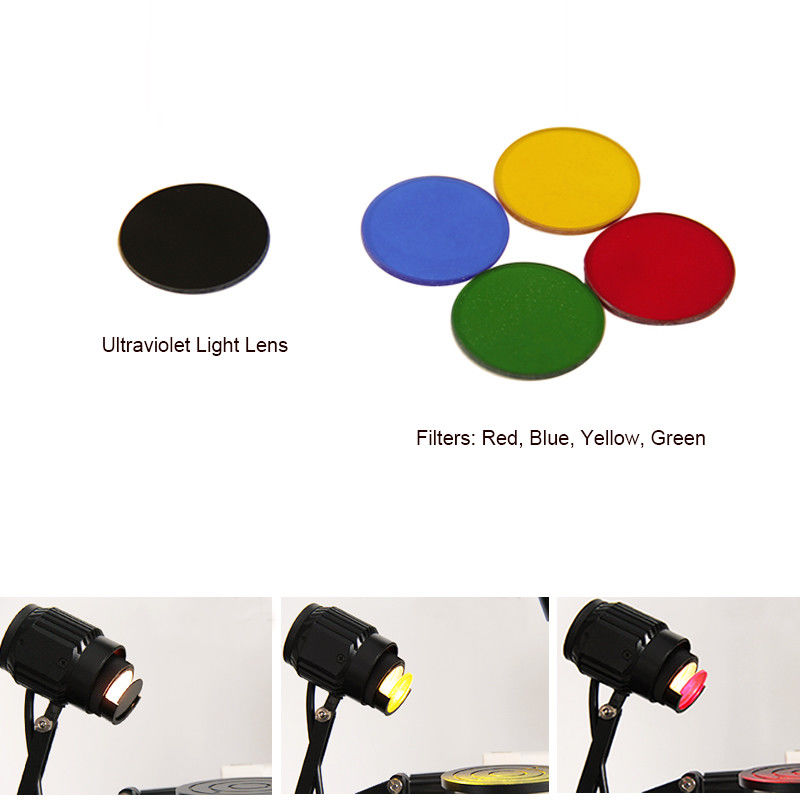 OPTO-EDU 3.2x - 192x Binocular Forensic Comparison Microscope with LED Illumination for Student and School Applications