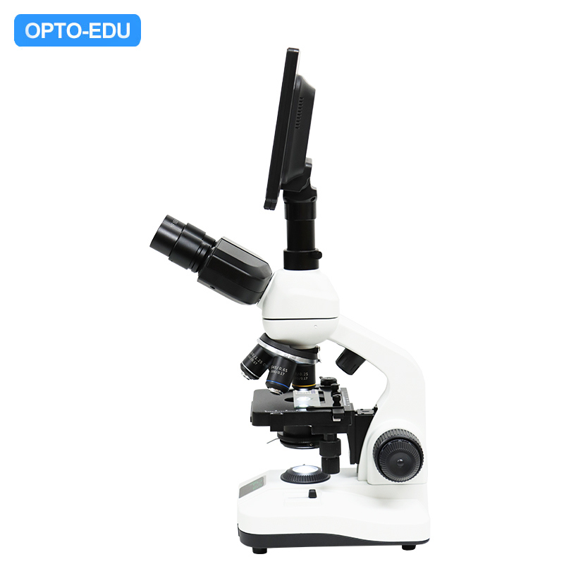 OPTO-EDU A33.5110 9" LCD Digital Microscope with 12M Resolution WF10x and WF16x Eyepieces