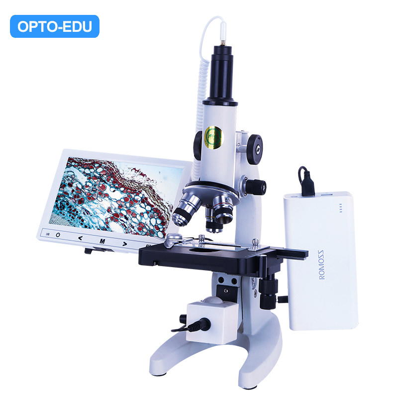 Opto Edu 7" Lcd Handheld Digital Microscope Biological 2.0m